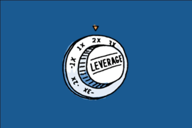 illustration of a dial to control leverage